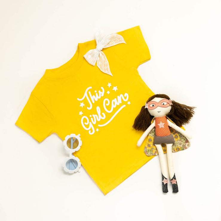 Girl Power T-Shirt (Mustard)