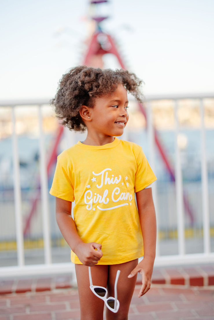 Girl Power T-Shirt (Mustard)